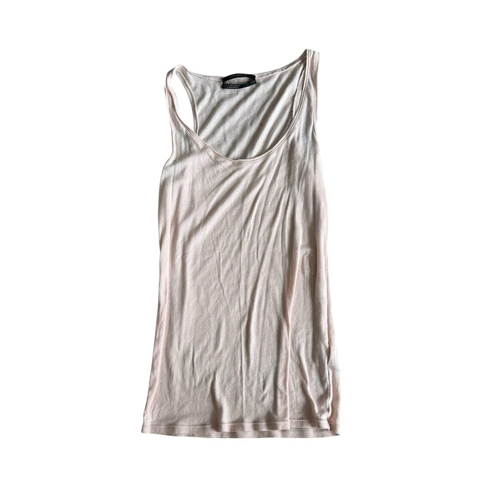 CLUB MONACO LIGHT PINK 100% COTTON TANK TOP SIZE SMALL
